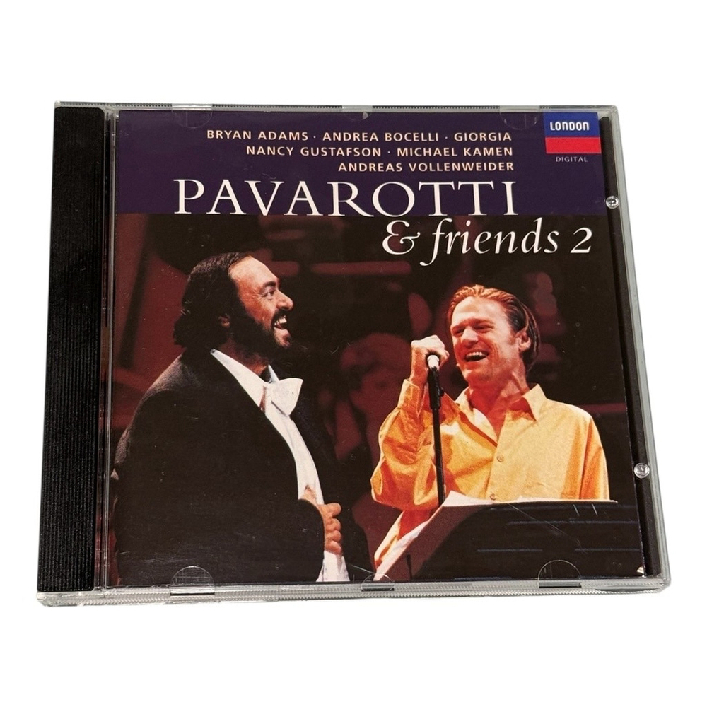 Pavarotti & Friends 2 CD 1995 Live Modena Andrea Bocelli Bryan Adams Opera Pop